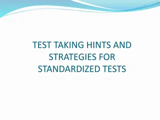 Effective Test Taking Strategies for Standardized Tests