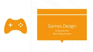 Exploring Game Design Elements and Character Creation Insights