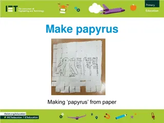 How to Make Papyrus from Paper: Step-by-Step Guide