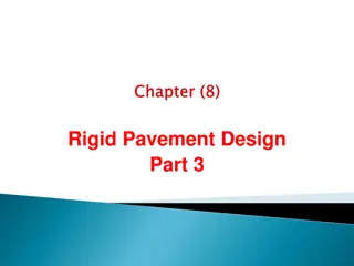 Rigid Pavement Design: Stresses and Joint Types