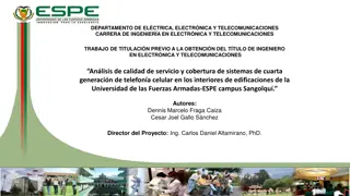 Analysis of 4G Cellular Systems in Indoor Environments at Universidad de las Fuerzas Armadas-ESPE Sangolqu Campus