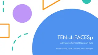 Identifying Abusive Bruises in Children: The TEN-4-FACESp Clinical Decision Rule