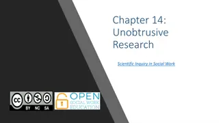 Unobtrusive Research Methods in Social Work: A Comprehensive Guide
