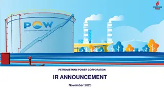 Petrovietnam Power Corporation Business Performance Announcement November 2023