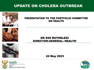 Update on Cholera Outbreak in Gauteng and Free State Provinces - May 24, 2023