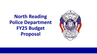 North Reading Police Department FY25 Budget Proposal Overview