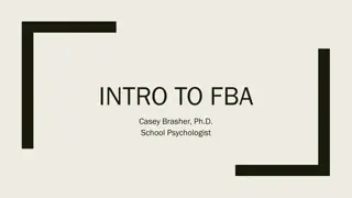 INTRO TO FBA