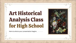Art Historical Analysis Class for High School