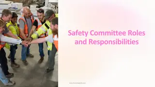 Common Roles and Responsibilities of Safety Committees in Organizations