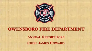 Owensboro Fire Department 2023 Annual Report Highlights