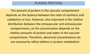 Understanding Plasma Proteins and Their Functions