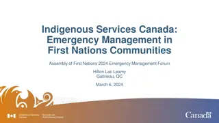 Indigenous Services Canada: Emergency Management in First Nations Communities