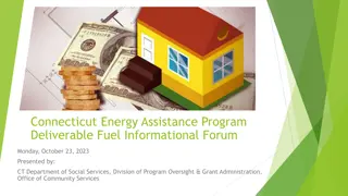 Connecticut Energy Assistance Program Informational Forum