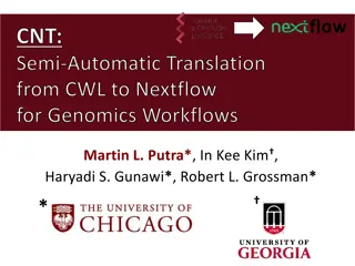 Semi-Automatic Translation from CWL to Nextflow for Genomics Workflows