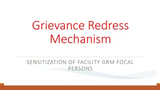 Grievance Redress Mechanism: Enhancing Project Efficiency
