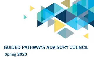 Spring 2023 Guided Pathways Advisory Council Meeting Agenda and Updates