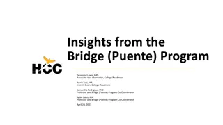Insights into the Bridge (Puente) Program at HCC