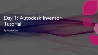 Day 1: Autodesk Inventor   Tutorial