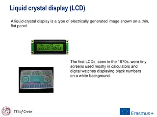 Evolution of Liquid Crystal Display (LCD) Technology & Applications