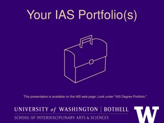 Introduction to Portfolio-Based Learning in IAS