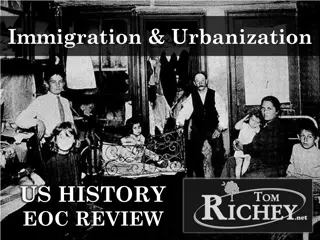Immigration and Urbanization in US History EOC Review