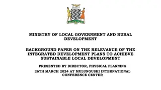 Challenges in Local Development Planning: A Call for Integrated Approach