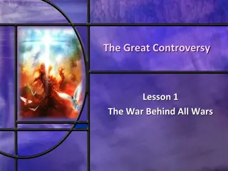 The Great Controversy: Unveiling the Cosmic Battle