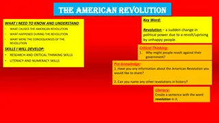 The American Revolution: Causes, Events, and Consequences