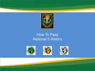Passing National 5 History: Tips and Topics for Success