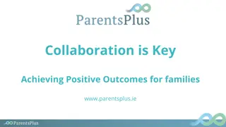 Positive Outcomes for Families: Parents Plus Charity Mission