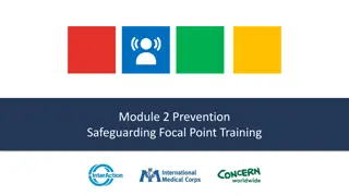 Safeguarding Focal Point Training: Empowering SFPs to Ensure Safety and Prevention