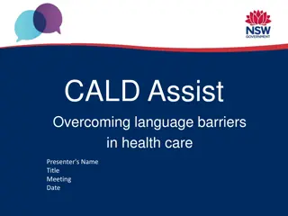 **CALD Assist: Enhancing Communication in Healthcare**