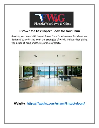 Discover the Best Impact Doors for Your Home