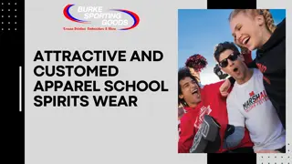 Attractive and coustomed apparel school spirits wear