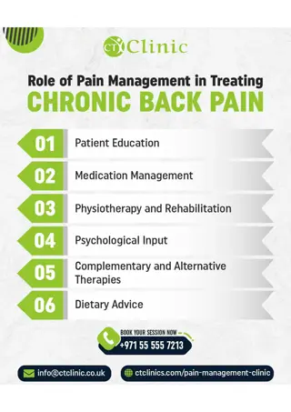 Common Role of Pain Management for Chronic Back Pain