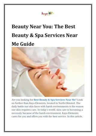 Beauty Near You The Best Beauty & Spa Services Near Me Guide