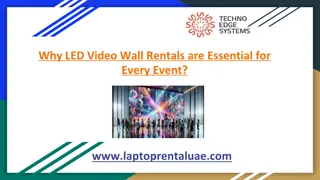 Why LED Video Wall Rentals are Essential for Every Event?