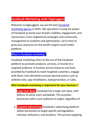 Facebook Marketing with digi suggest (PDF)