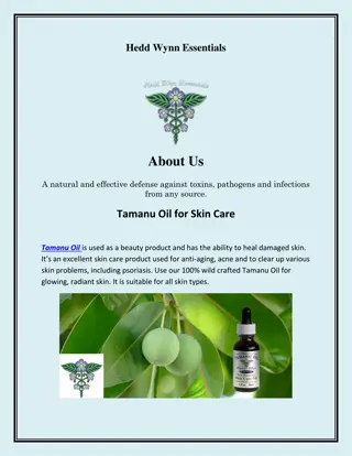 Skin Care Oil Made of Tamanu, wildoiloforegano.com