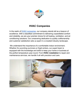 Unlocking Comfort: Discover the Best HVAC Companies in Town