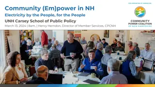 Empowering New Hampshire's Electricity Market Through Community Power