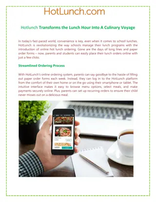 Hotlunch Transforms the Lunch Hour Into A Culinary Voyage (1)