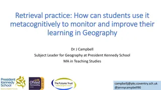 Enhancing Geography Learning Through Metacognitive Retrieval Practice