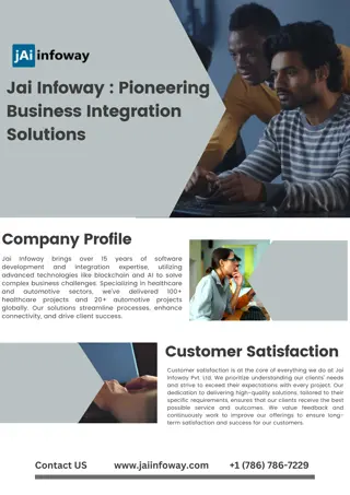 Jai Infoway  Pioneering Business Integration Solutions