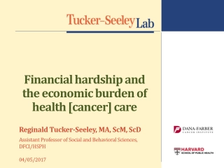 Financial hardship and the economic burden of health [cancer] care