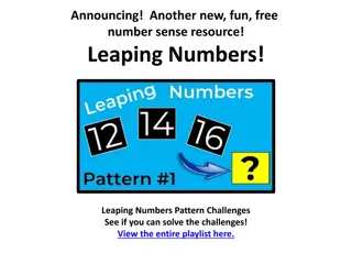 Interactive Number Sense Challenge: Leaping Numbers Pattern
