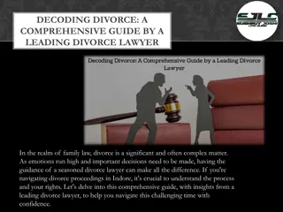 Decoding Divorce  A Comprehensive Guide by a Leading Divorce Lawyer