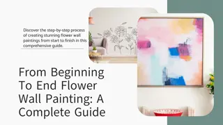 From Beginning To End Flower Wall Painting: A Complete Guide