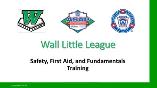 Wall Little League Safety Training Overview