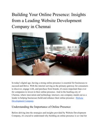 Building Your Online Presence_ Insights from a Leading Website Development Company in Chennai
